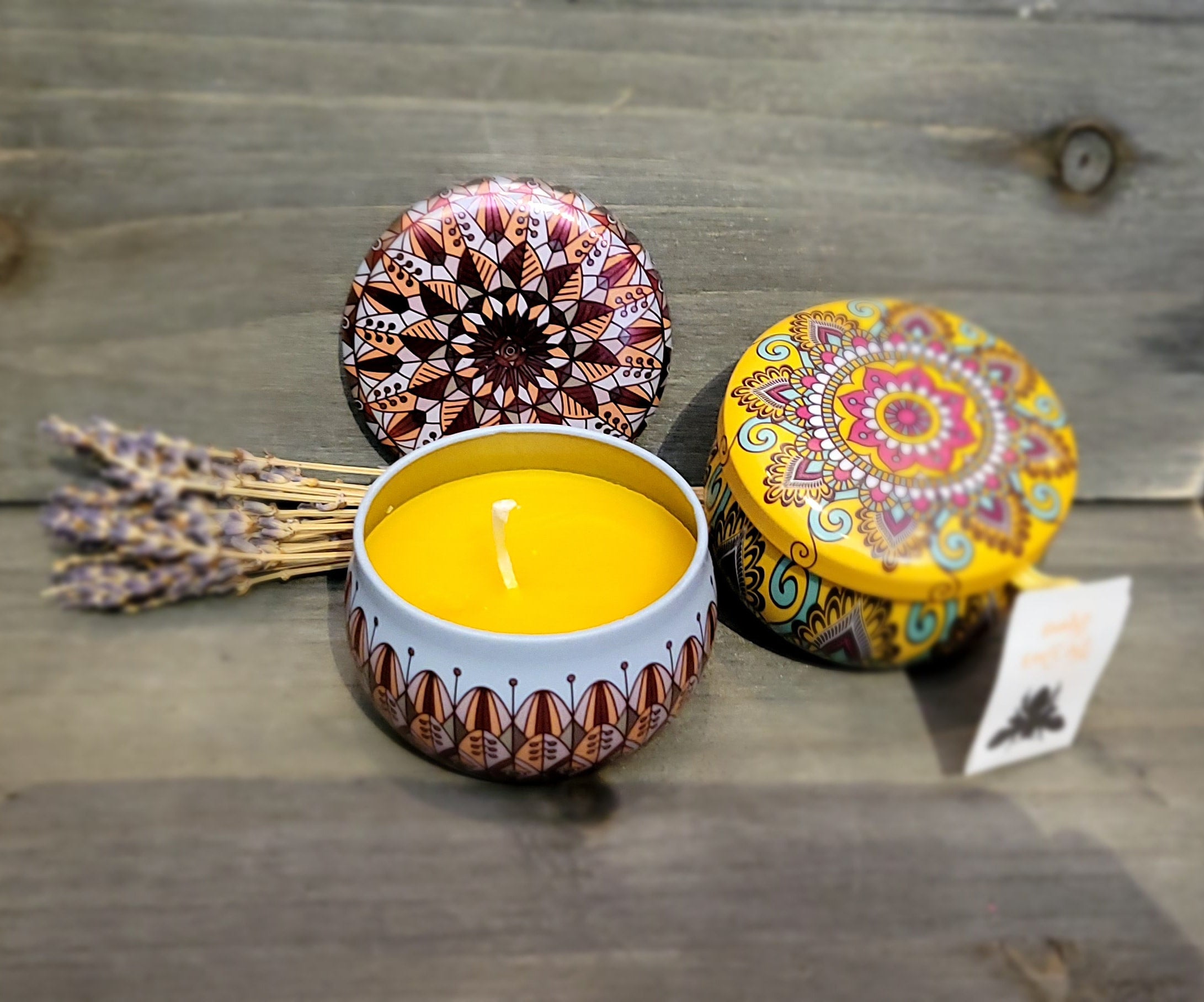2 oz. Mandela Pure Beeswax Candle | The Salty Bee